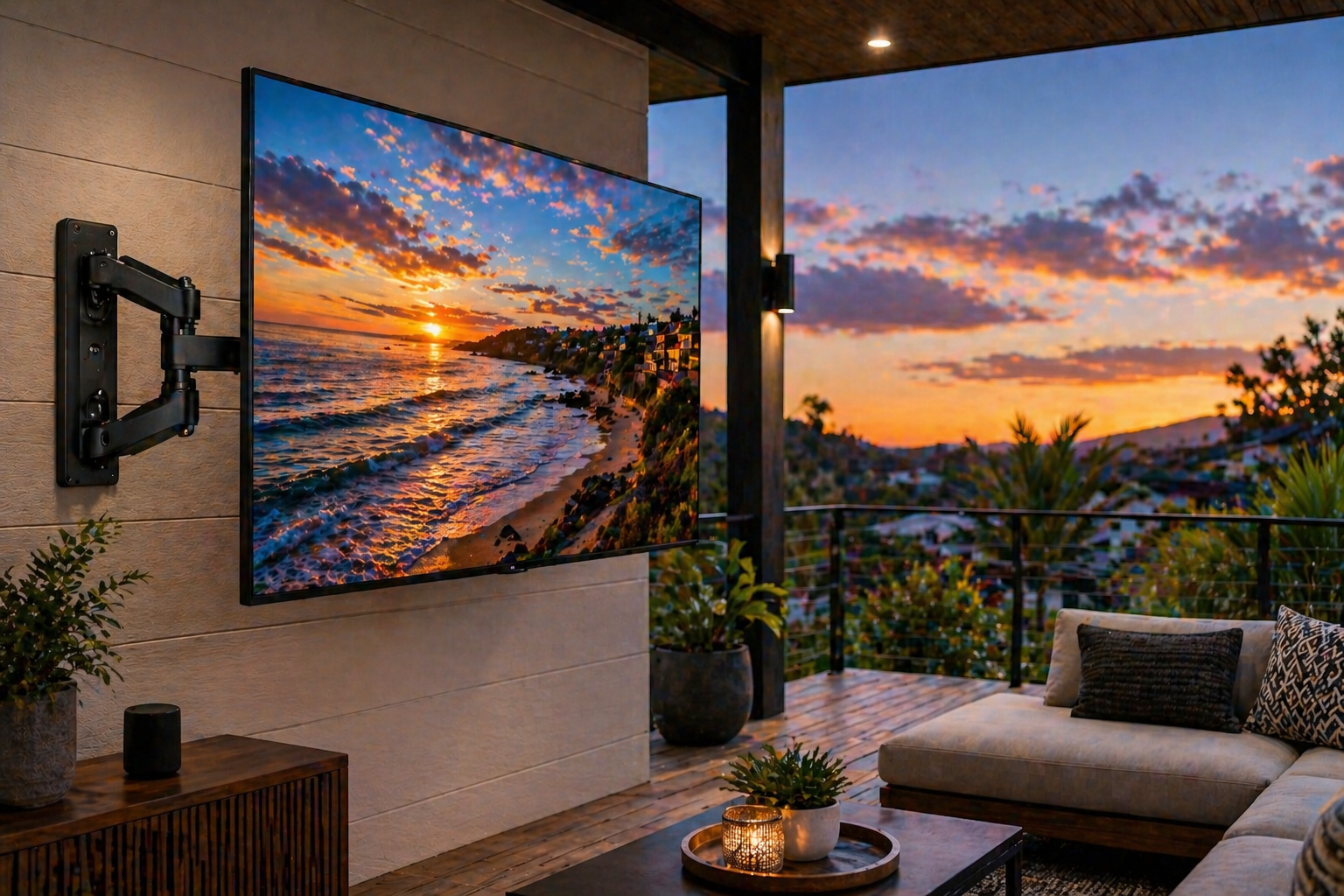 Outdoor TV Mounting