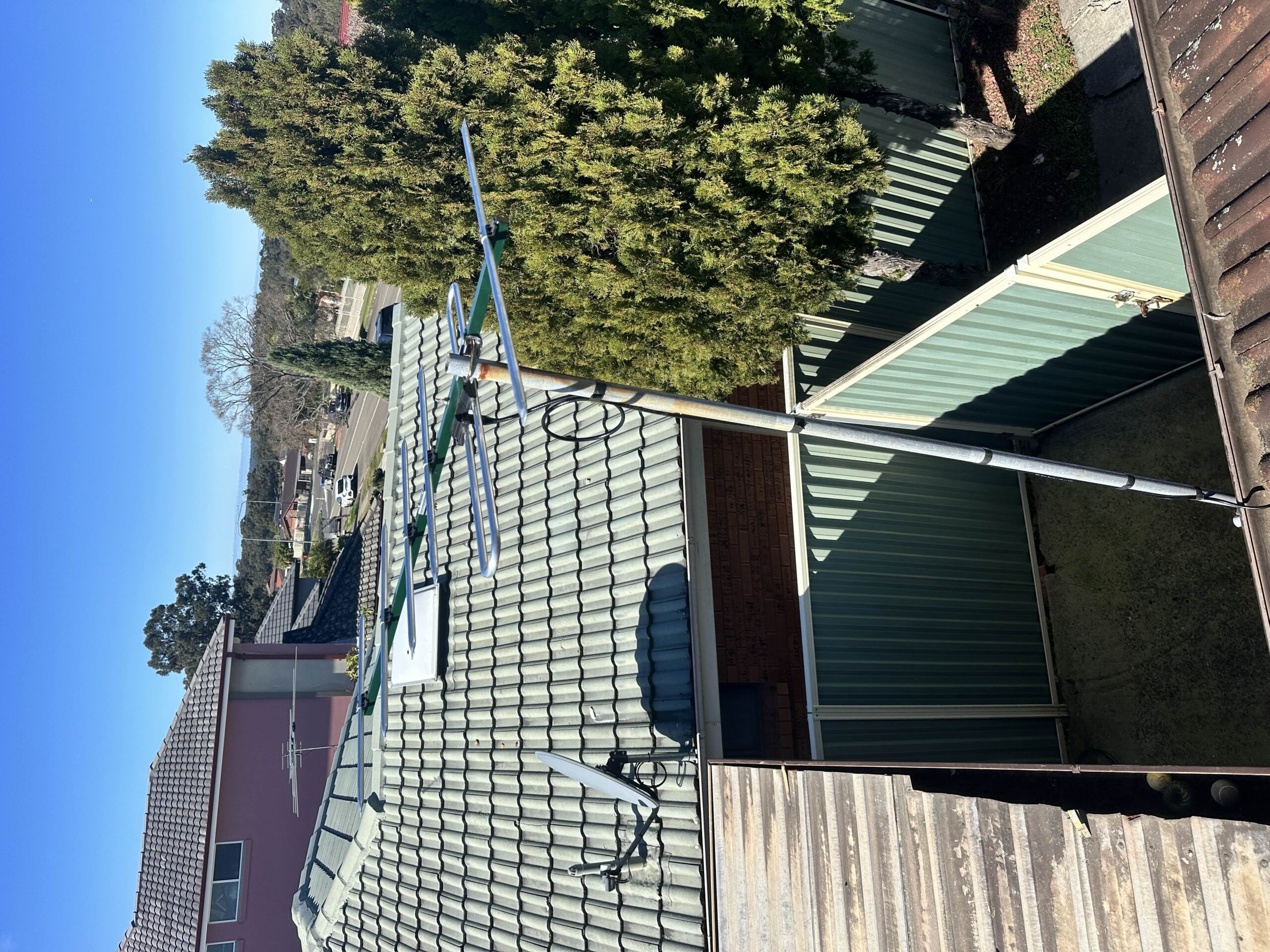 New MA612V-5 antenna installed on a roof in Wakeley, NSW.