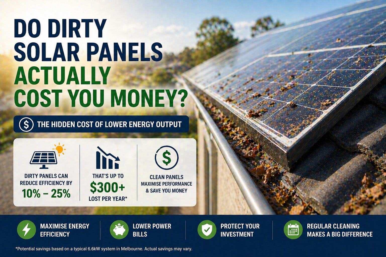 Do Dirty Solar Panels Actually Cost You Money?