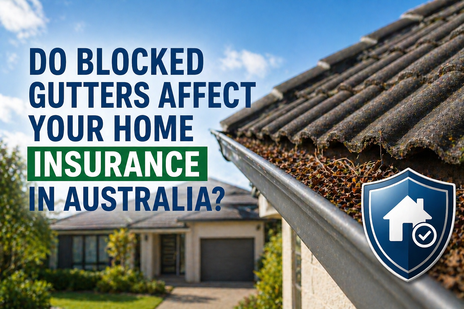 clogged gutters home insurance