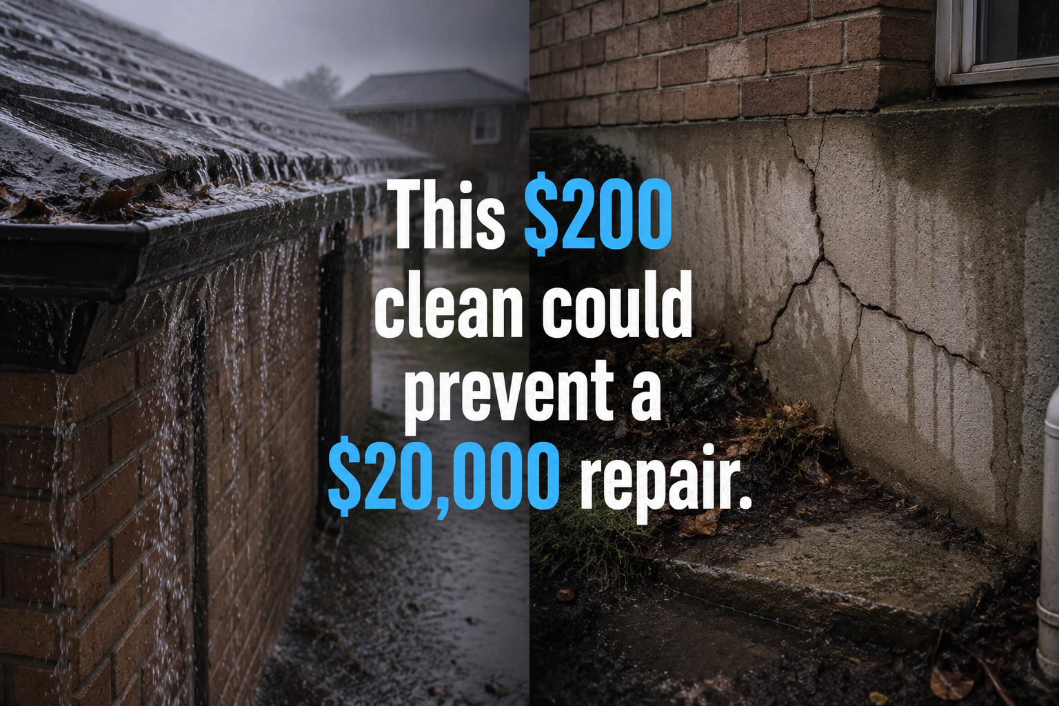 Most Australian homeowners don't know that blocked gutters are a leading cause of foundation damage. Here's exactly how it happens - and how to prevent it for good.