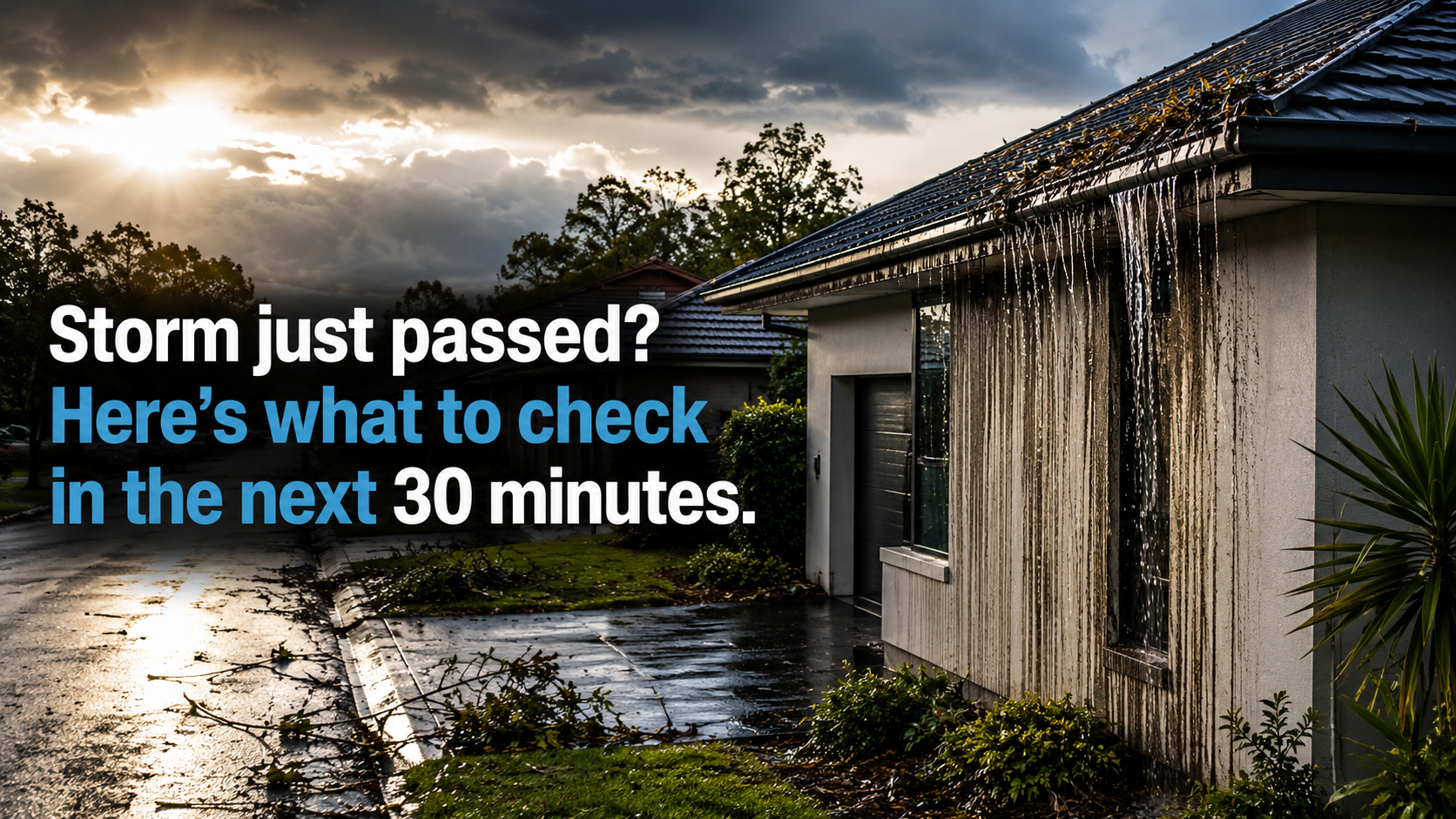 After Storm Gutter Checks: Quick Guide to Prevent Water Damage