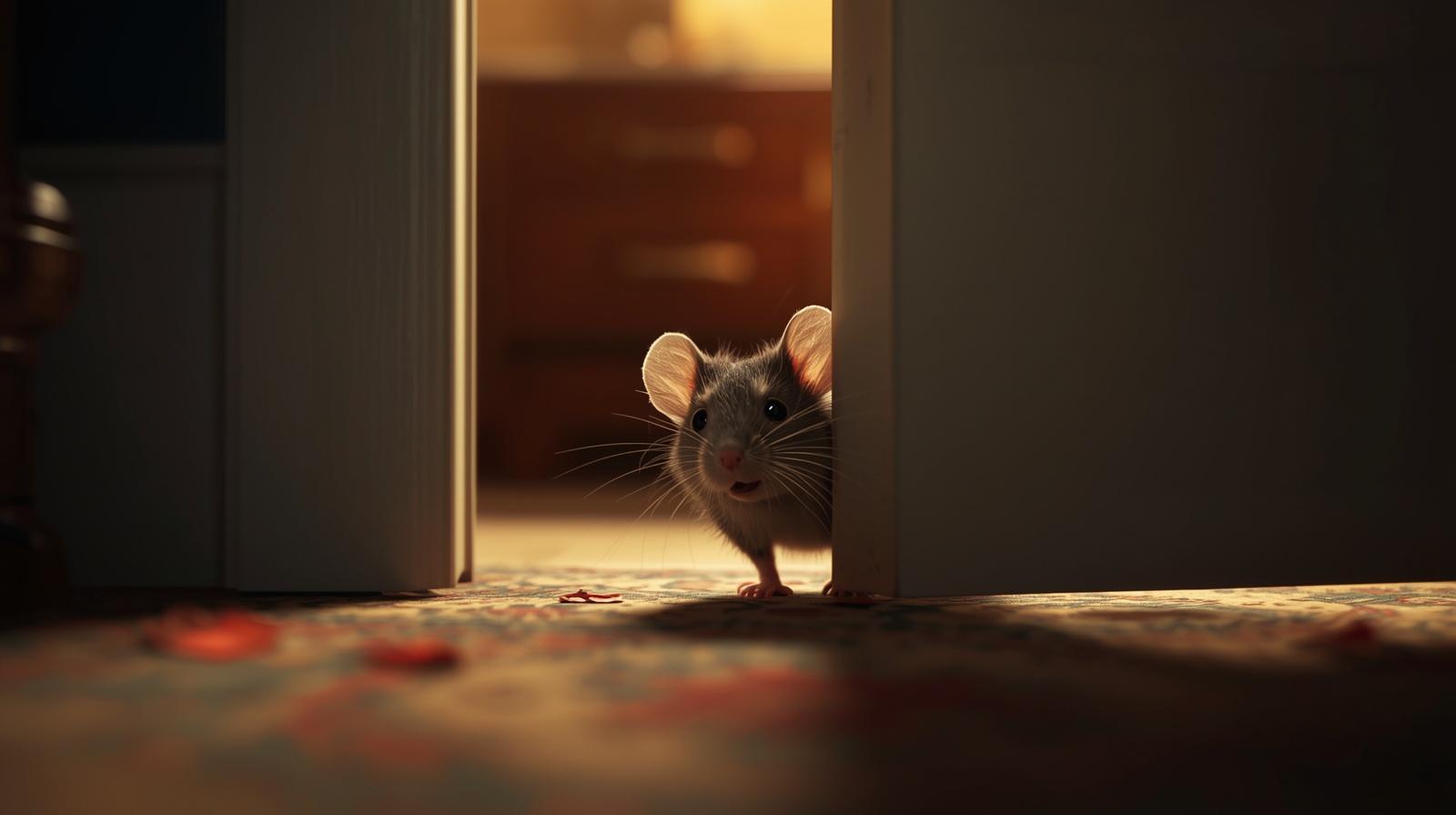 Mouse entering home
